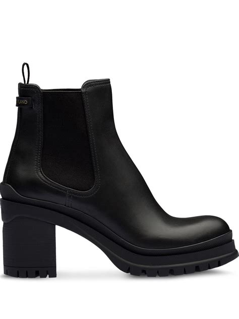 prada boots saks fifth avenue|prada chunky heel ankle boots.